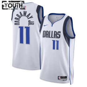Dres Dallas Mavericks Tim Hardaway JR 11 Nike 2022-23 Association Edition Bijela Swingman - Dječji